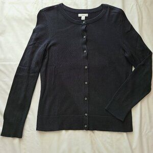Croft & Barrow Cardigan Sweater - Black, Size M